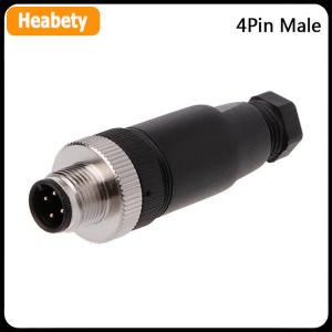 【2-3 ngày giao hàng】 1 cái đầu nối cảm biến M12 đầu cắm Góc thẳng Phải 3 4 5 chân đực cái