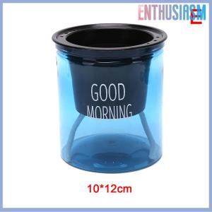 【Enthusiasm】🌟🌟【Hot Sale】🎈 Transparent Flower Pot Self-Watering Plant Flower Pot Home Garden Decoration