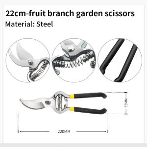 【COD】Pruning Shears Gardening Tools Garden Scissors Tree Cutter Plant Scissor Rambutan Gunting Pokok Bunga Pemotong Dahan