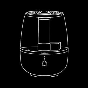 Hulmers 6.8L Ultrasound Air  Mesin Ultrasonik 6.8L Pelembap Udara Fungsi Aromaterapi