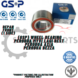 PERODUA MYVI LAGI BEST / AXIA / BEZZA depan FRONT 100% GSP WHEEL BEARING