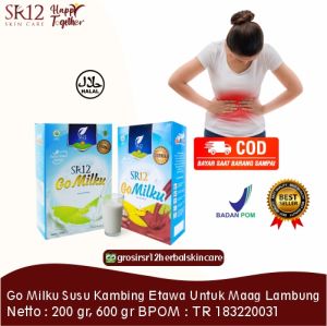 SR12 GoMilku Susu Kambing Etawa Mengatasi Permasalahan Sakit pada Lambung