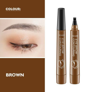 4 Fork Liquid Eyebrow Pencil Waterproof Eye Brow Pencil Eyebrow Makeup Fine Fork Tip Microbladin pen