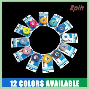 [Epih] 3 cái gói Cầu Lông Tay Cao Su Bọc Xung Quanh Xử Lý Với Chống-Trượt Sweatband Grip Xử Lý Da Cầu Lông Tay Cao Su