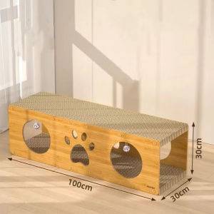 [SG SELLER] Super Large Cat Tunnel Cat Scratch Board Vertical Cat Nest No Dandruff Cat a Facility for  Cat Tunnel Cat Self-Hi Toy
