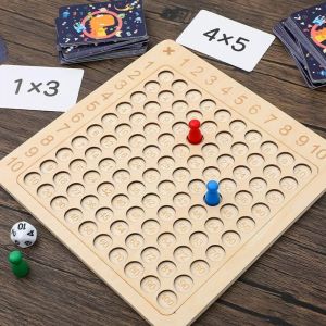 【Zdandan】COD เกมกระดานไม้ตัวเลขการคูณ 99 การศึกษาคณิตศาสตร์ ให้เด็กเรียนรู ของเล่นสำหรับนักเรียน