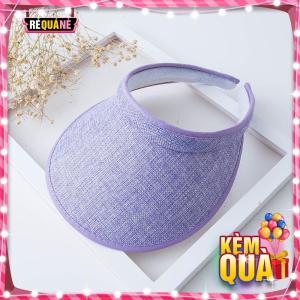 Mũ Vải Hở Đầu Chống Nắng Màu Trơn Nón Chống Nắng RQN2110 - requane