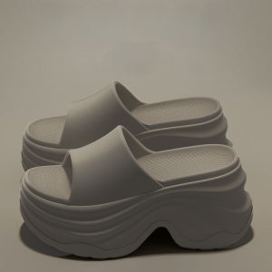[Free Shipping] WomenS Thick-Soled Slippers For Outdoor Wear 2026 New Summer Platform Shoes Wedding Dress Essential Eva 10Cm Height Increase