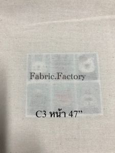 Fabricfactory ผ้าดิบคอตตอน ผ้าคอตตอน  100% ผ้าฝ้ายดิบ ผ้าฝ้าย เกรดเอ หน้า 47"-49