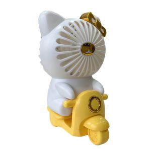 KIPAS ANGIN MINI KARAKTER HELLO KITTY NAIK VESPA PORTABLE FAN