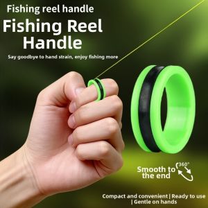BESTIT Anti-slip Fishing Line Puller Knotting Device Plastic Hand Protection Pull Line Ring Professional Portable Fishing Reel Tighten Tool Fishing Tools
