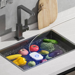 【LocaL Shipping】Vogvigo Protable Ultrasonic Food Cleaner Fruit Vegetable Washing Machine Wireless Food Purifier Compact Design Cleaning Tool For Home