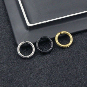 Anting jepit pria wanita bahan titanium terlaris Anting Hoop model jepit harga per 1 pcs