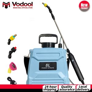 Garden Electric Sprayer 8L with Retractable Wand and Shoulder Strap for Yard and Plant Care