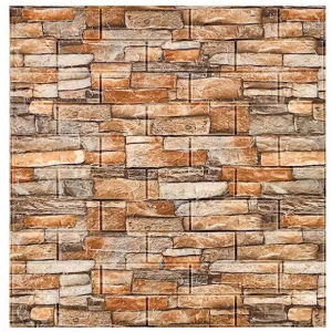 70X77 CM Wallpaper Dinding 3D Foam Kamar Tidur Aesthetic Ruang Plafon Tamu Batu Bata Dekorasi Dinding Untuk Murah Wall Stiker Anak Laki Laki Perempuan