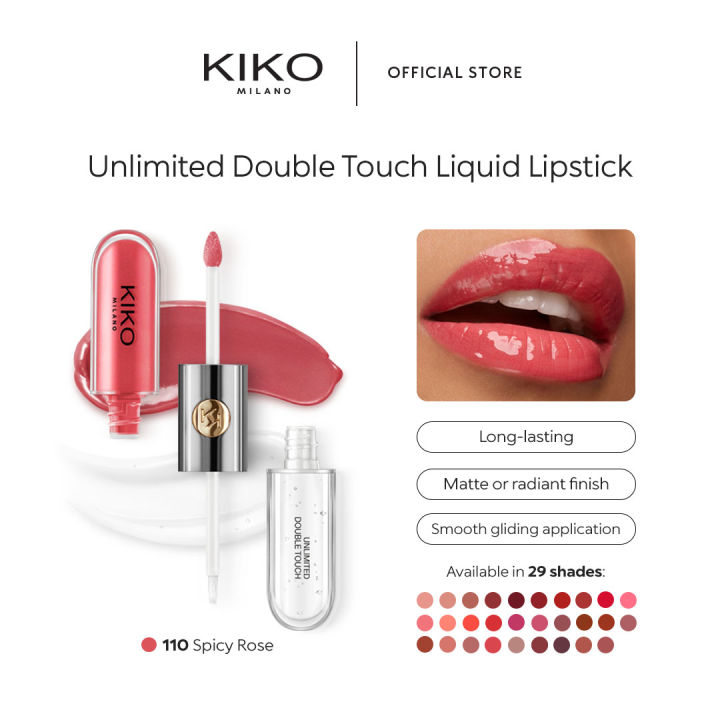 KIKO Milano Unlimited Double Touch Liquid Lipstick Lazada PH kiko-milano-unlimited-double-touch-liquid-lipstick-lazada-ph