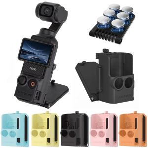 COOLSOO Adjustable ic Mount Foldable Multifunctional Desktop Base Bracket  Portable Stand Holder for DJI Osmo Pocket 3 Action Camera Accessories