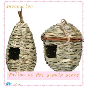 🎁【Special price】🎁Sha รังนกกลางแจ้งบ้านนกสานมือสำหรับตกแต่งบ้านนกกรงนกที่แขวนกรงนกแก้วแบบแฮนด์เมดสุดสร้างสรรค์