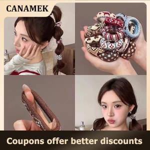 【 CANAMEK 】 4Pcs WomenS Stylish Thickened Towel Hair Ties Suitable For Daily Hairstyles Like Ponytails Hair Accessory Perfect Gift