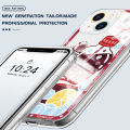 Ốp lưng Hontinga Ốp lưng cho Samsung Galaxy S23 Ultra S23+ S23 Plus FE 5G Ốp lưng Ốp trong suốt xuyên thấu vỏ cao su chống sốc bảo vệ máy ảnh bọc hoàn toàn silicon mềm uống mùa hè dễ thương Ốp lưng Ốp điện thoại mềm. 