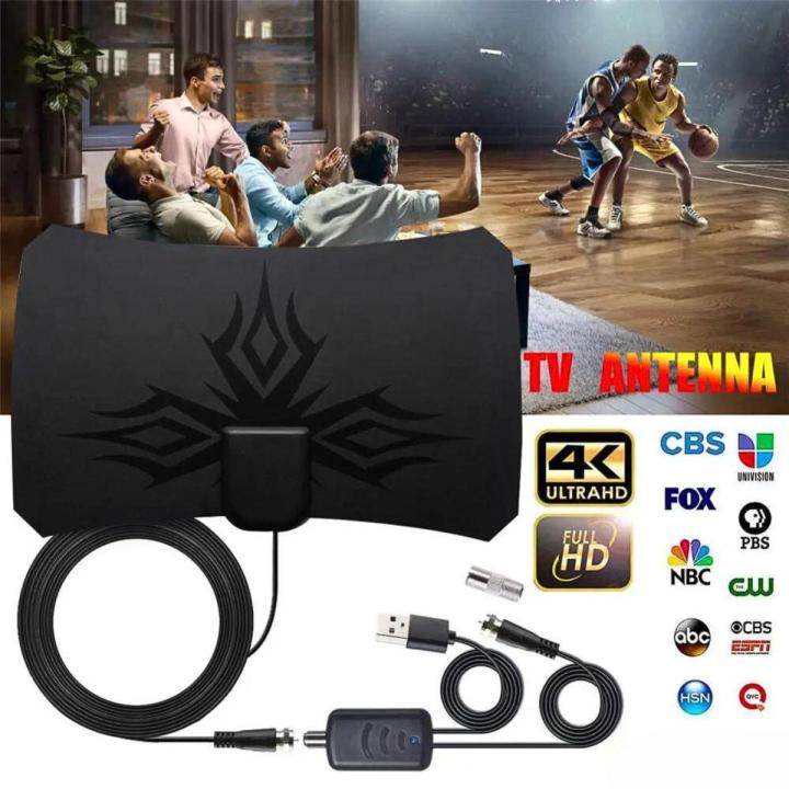 Antena Tv Digital Plus Booster Antena Dalam Ruangan Indoor Super