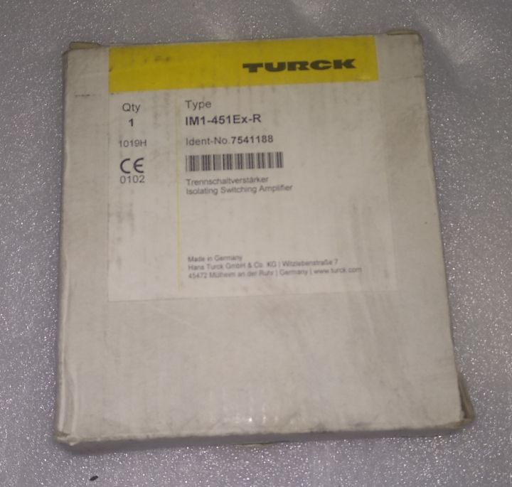 NEW TURCK IM1451EXR 7541188 ISOLATING Switching Amplifier 4Channel