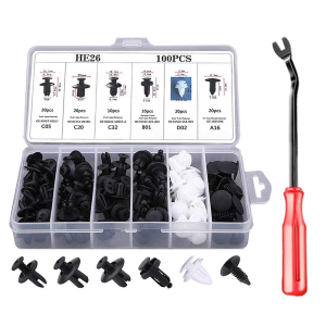 Klip Kancing Mobil Baut Rivet Plier Clip Trim Panel 100 PCS