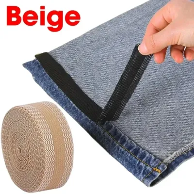 Feelife 5M Self-Adhesive Cut-free Pants Mouth Paste Self-adhesion Trouser Leg Stickers DIY Sewing Tools Pants Edge Shorten Patches Sewing Accessory