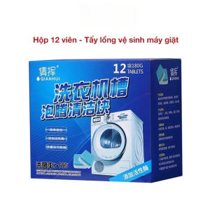 BLIVO Viên Tẩy Lồng Máy Giặt Cửa Trên Cửa Ngang Viên Vệ Sinh Lồng Giặt Tẩy Cặn Bẩn Diệt Khuẩn An Toàn