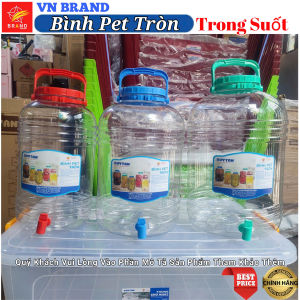 Bình PET tròn có vòi 10/15/20 Liter Duy Tân Dùng để chứa các loại thức uống trong gia đình giúp bảo quản thức uống lâu hơn.