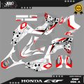 DECAL STICKER MOTOR  HONDA CRF FULLBODY - FREE REQUEST NAMA DAN NOMOR - CRF 001. 