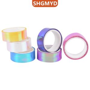 [COD] SHGMYD SPORTS 5M จังหวะยิมนาสติกตกแต่งโฮโลแกรม Prismatic Glitter TAPE hoops STICK