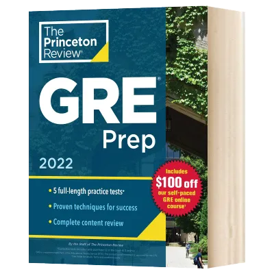 [Authentic ] Princeton Review GRE Prep 2022