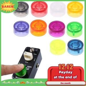 BAREN 1x กันเสียงสำหรับกีตาร์เอฟเฟคท์แบบเหยียบทำจากพลาสติกสีสันสดใส