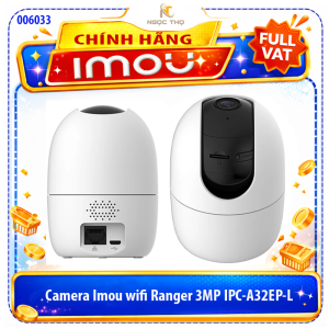 Camera Imou IPC-A32EP-L Ranger 2 3MP 2K – Quay Quét 360° – WiFi – Tem DSS