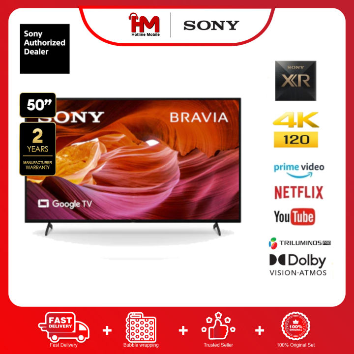 Sony KD-50X75K 50" BRAVIA 4K Ultra HD Processor X1 TV | Lazada