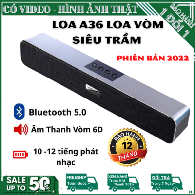 Loa A36 Siêu Bass Bluetooth