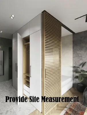 【SG Local Contractor】【Custom Furniture】Storage bedframe with room divider / Living room divider / Bedroom renovation