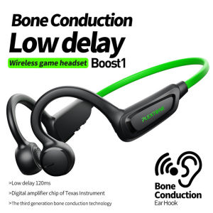 PLEXTONE Boost1 Bone Conduction หูฟังบลูทูธสำหรับเกมหูฟังตัดเสียงรบกวน สมบูรณ์ส์และละดอกเทียน หรือไมโครโฟน