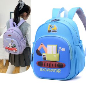 CUFEI Excavator/Rabbit Schoolgirl Backpack Lightweight Double Shoulder Kids Backpack Large Capacity Mini School Bag Kindergarten School