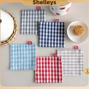 [Shelleys] ที่รองแก้วผ้า1 2ชิ้นแผ่นรองแก้วผ้าฝ้ายบริสุทธิ์แผ่นรองแก้วแผ่นฉนวนกันความร้อนตกแต่งโต๊ะในครัว