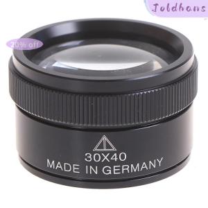 Joldhans Premium 30x 40mm Measuring Magnifier Magnifying Glass Lens Loop Microscope