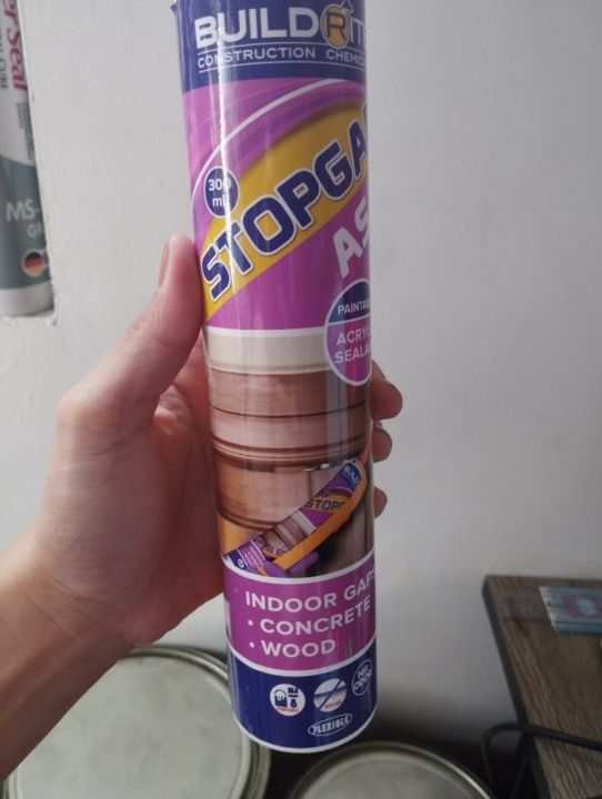 Buildrite Stopgap Acrylic Sealant 300ml Paintable Gaps For Concrete ...