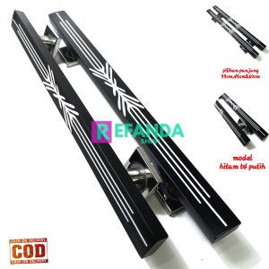 handle pegangan tarikan perlengkapan pull gagang pintu rumah minimalis pilihan panjang 33cm 45cm dan 60cm bahan stainless steel untuk pintu depan dan kamar