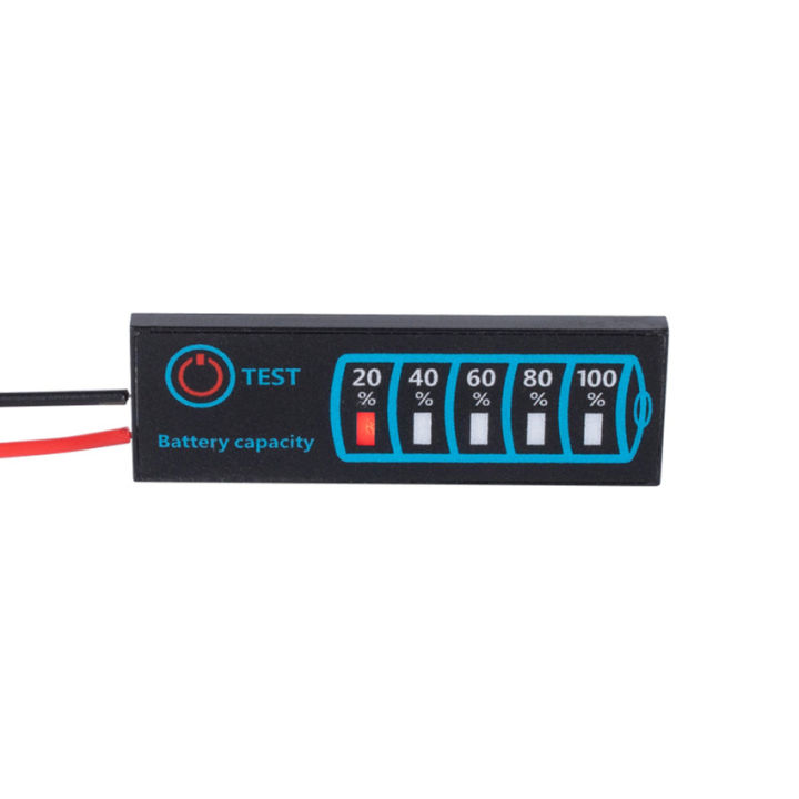 1S-8S 18650 Li-ion Lipo Lithium 5-30V Lead Acid Battery Level Indicator ...