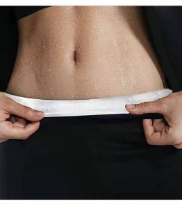 「FICOOL」Women Sauna High Waist Weight Loss Shorts Abdomen Yoga Shorts Running Sports Cycling Shorts