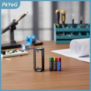 PkYeG Loạt mạch Power Adapter 1/3 cái 3x AA để D kích thước pin chuyển đổi chủ Box cho nhỏ các thiết bị điện tử sử dụng