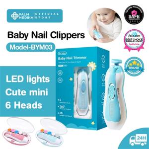 Gunting Kuku Bayi Elektrik 6in1 Nail Trimmer Manicure Pedicure