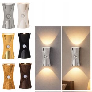 LINSBAYWU 3 màu Đèn tường LED Không dây Độ sáng có thể điều chỉnh Đèn ngủ sạc lại Hiện đại Đế từ Ánh sáng không khí do con người tạo ra Chiếu sáng hành lang