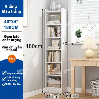 DAMIK-kệ sách gỗ đa năng phòng ngủ khách tủ khe hẹp sách